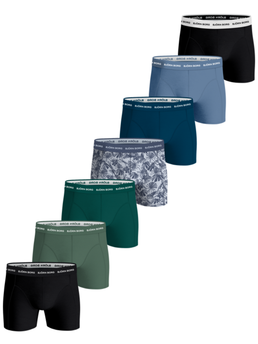 Bjorn Borg 7-pack heren boxershort - Cotton stretch core Bjorn Borg 7-pack heren boxershort - Cotton stretch core