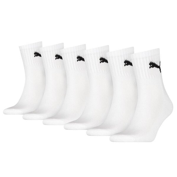 Puma 6-paar Crew sport sokken - Short - Halfhoge katoenen sportsokken - Dames - witte sportsokken - Copy Puma 6-paar Crew sport sokken - Short - Halfhoge katoenen sportsokken - Dames - witte sportsokken - Copy