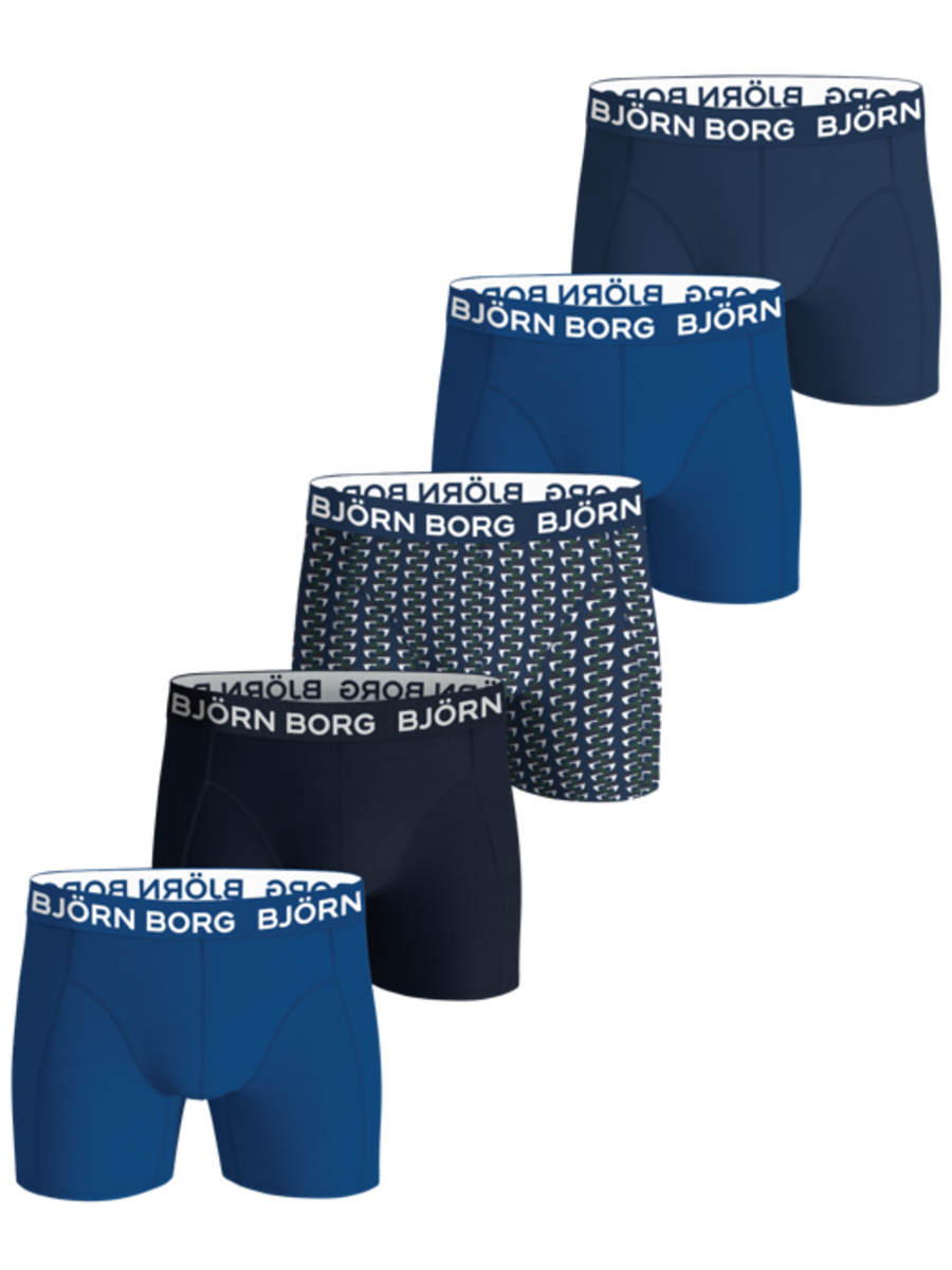 Bjorn Borg 5-Pack jongens boxershorts - Core shorts - Zwarte katoenen jongens onderbroeken Bjorn Borg 5-Pack jongens boxershorts - Core shorts - Zwarte katoenen jongens onderbroeken