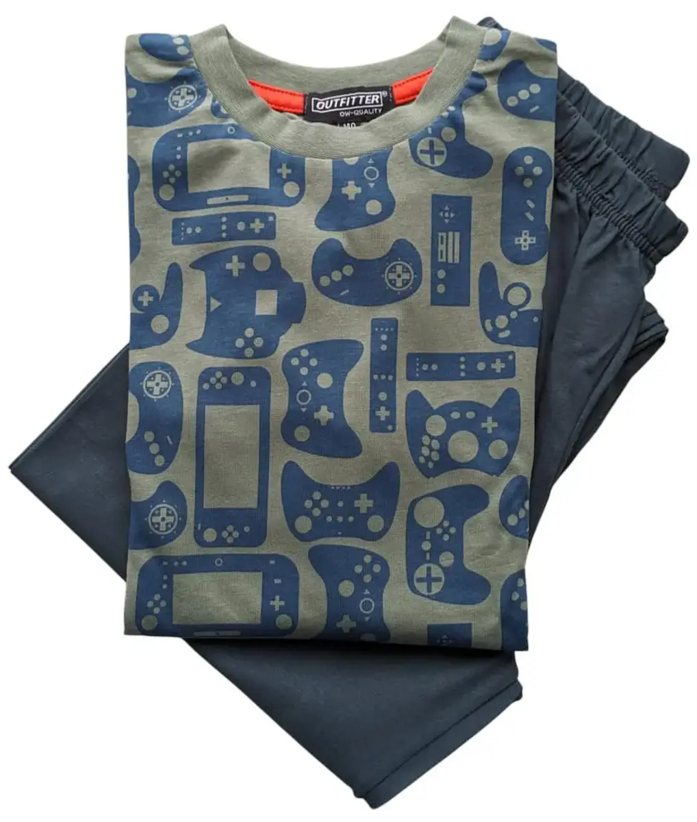 Outfitter jongens pyjama katoen "gaming" Outfitter jongens pyjama katoen "gaming"