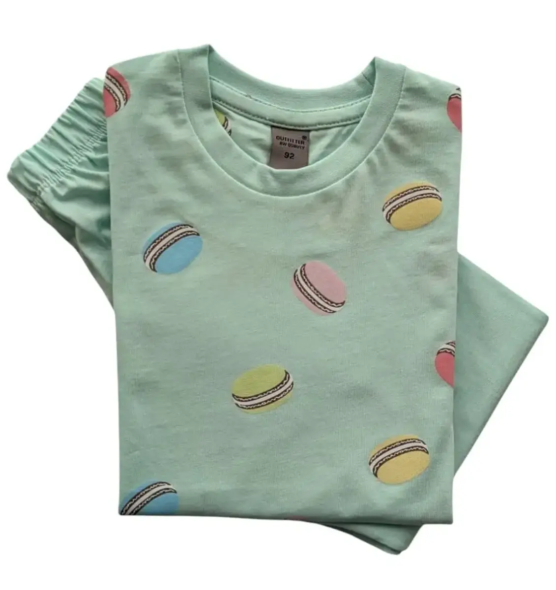 Cocodream katoenen pyjama meisjes - Macaron - lange mouwen Cocodream katoenen pyjama meisjes - Macaron - lange mouwen