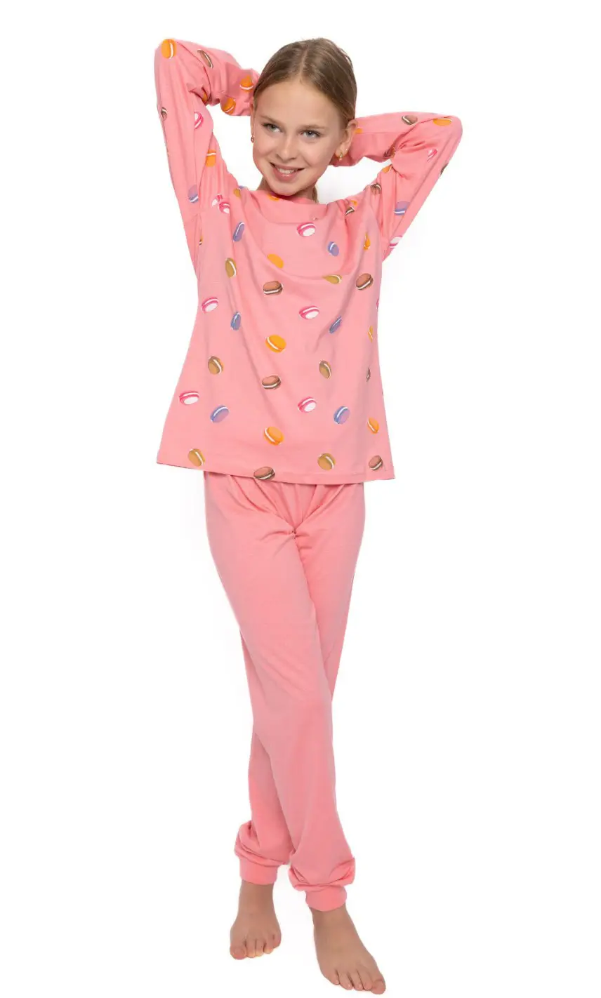 Cocodream katoenen pyjama meisjes - Macaron
