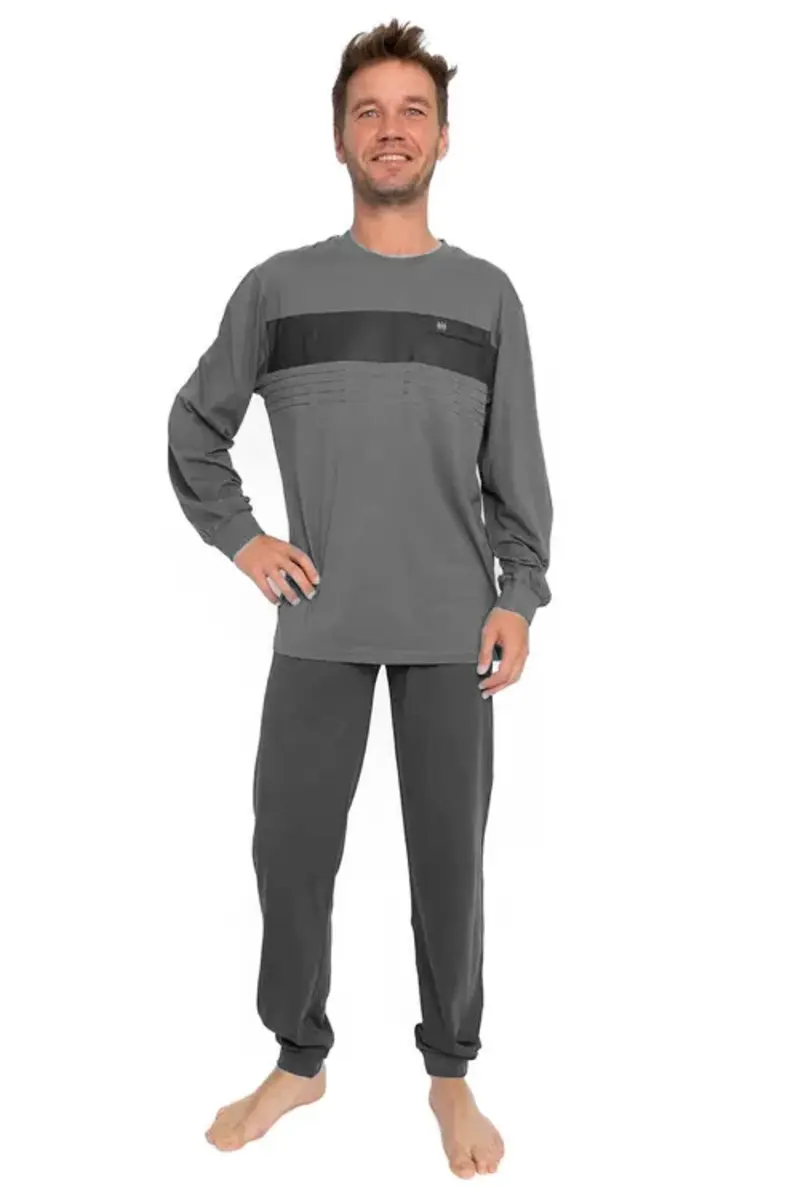 Outfitter katoenen heren pyjama - Summer stripe