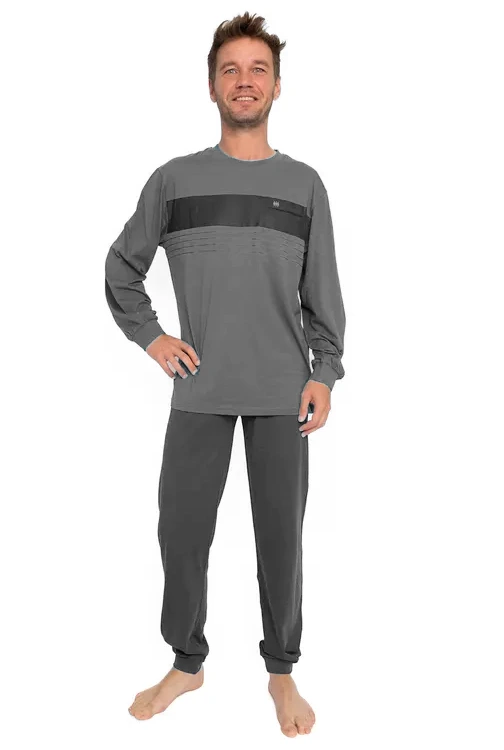 Outfitter katoenen heren pyjama - Summer stripe