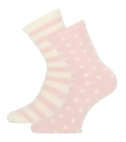 Basset homesocks - Fluffy Huissokken Dots Basset homesocks - Fluffy Huissokken Dots