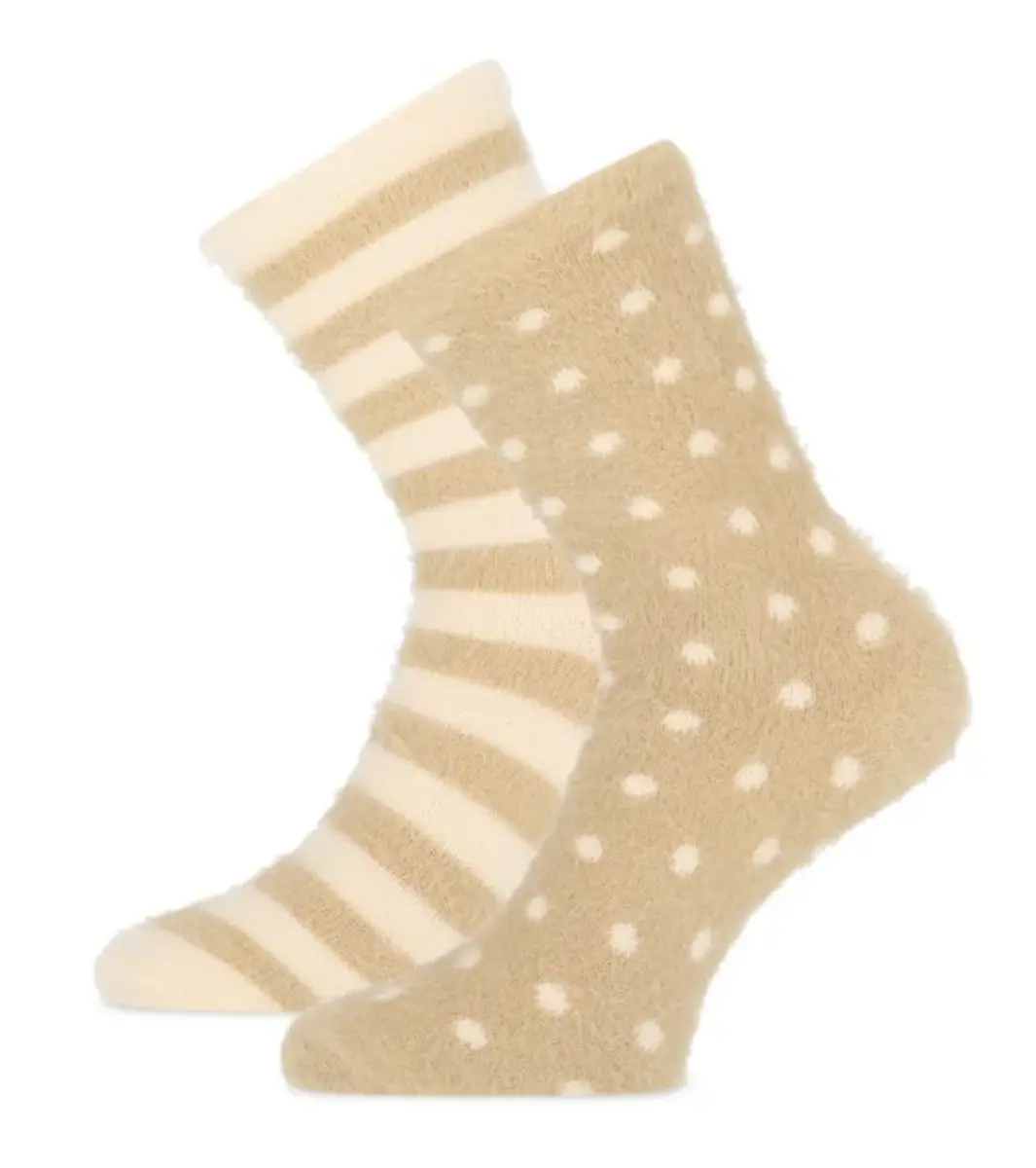 Basset homesocks - Fluffy Huissokken Dots