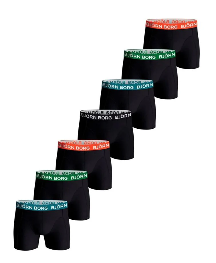 Bjorn Borg 7-pack heren boxershort - Cotton stretch core