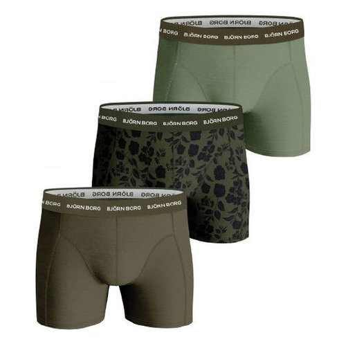 Bjorn Borg 3-Pack heren boxershort - Cotton stretch - Elastisch katoenen heren onderbroeken blauw