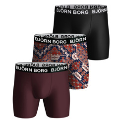 Bjorn Borg 3-pack heren boxershort - Performance - Combi - Sneldrogende microfiber heren onderbroeken