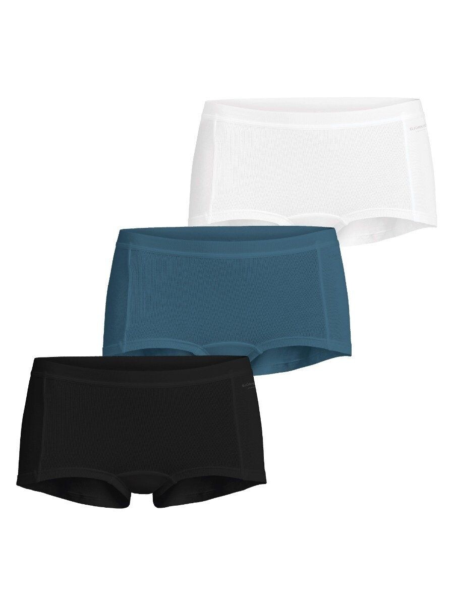 Björn Borg 3-Pack dames - Minishorts - Katoenen dames boxershorts - onderbroeken Björn Borg 3-Pack dames - Minishorts - Katoenen dames boxershorts - onderbroeken
