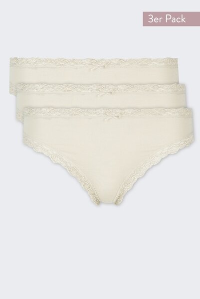 Nina von C 3-pack dames Jazzpant - Kant - 2.0