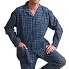 Outfitter flanellen heren pyjama - Ruit