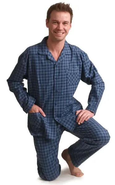 Outfitter flanellen heren pyjama - Ruit