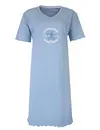 Tenderness dames nachthemd korte mouw - Light Blue