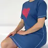 Irresistible dames nachthemd korte mouw - Heart