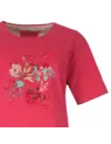 Tenderness dames nachthemd korte mouw  - Red Flower