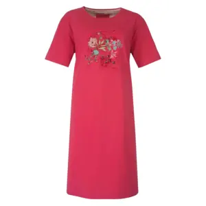 Tenderness dames nachthemd korte mouw - Red Flower Tenderness dames nachthemd korte mouw - Red Flower