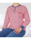 Irresistible dames pyjama lange mouw roze - spring