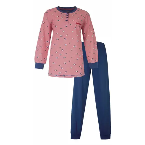 Irresistible dames pyjama lange mouw roze - spring Irresistible dames pyjama lange mouw roze - spring