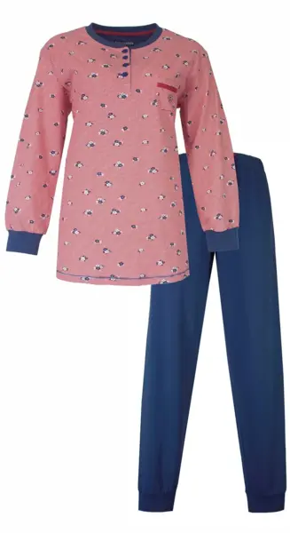 Irresistible dames pyjama lange mouw roze - spring Irresistible dames pyjama lange mouw roze - spring