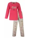 Tenderness dames pyjama Tricot lange mouw - Pink Flower