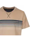 M.E.Q. Heren shortama katoen - ronde hals - Beige