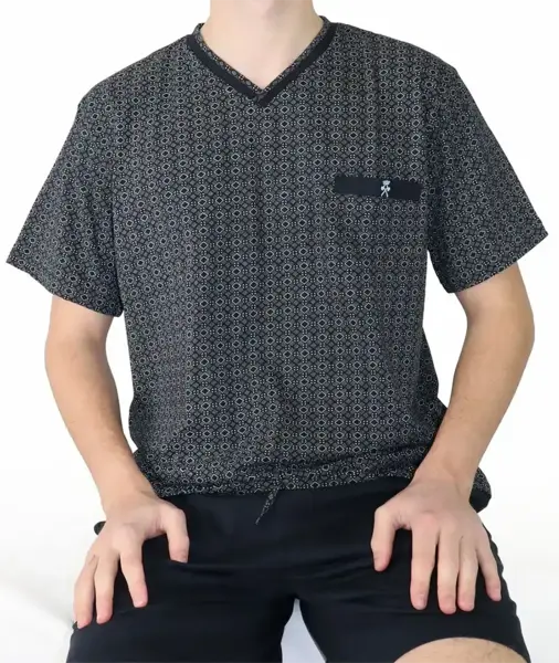 Paul Hopkins Heren shortama - Katoen - Classic black