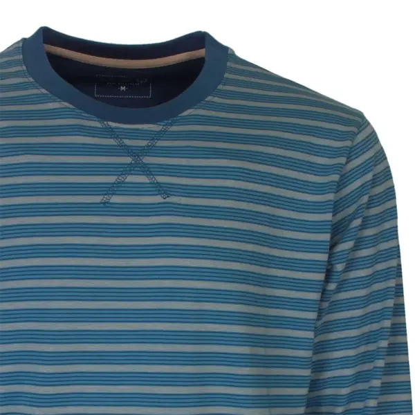 M.E.Q. Heren pyjama lange mouwen katoen - Spring blue M.E.Q. Heren pyjama lange mouwen katoen - Spring blue