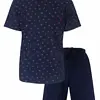 Paul Hopkins Heren shortama - Katoen - Blue logo