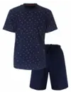 Paul Hopkins Heren shortama - Katoen - Blue logo