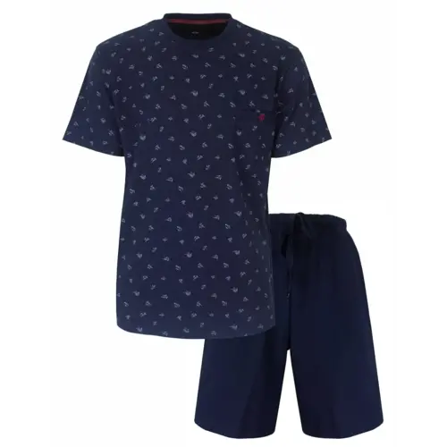 Paul Hopkins Heren shortama - Katoen - Blue logo Paul Hopkins Heren shortama - Katoen - Blue logo