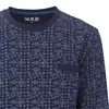 M.E.Q. Heren pyjama lange mouwen katoen - Dark Blue