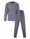 Paul Hopkins pyjama heren lange mouw - Grijs gestreept