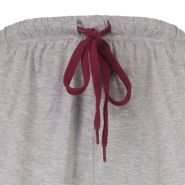 M.E.Q. Heren pyjama lange mouwen katoen - V-hals - Rood