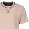 M.E.Q.  Heren shortama - Katoen - ronde hals - Beige