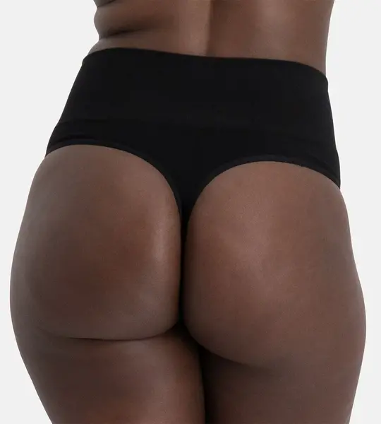 Bamboo Basics 3-pak hoge taille strings dames - Naadloze bamboe strings - Seamless high waist string Bamboo Basics 3-pak hoge taille strings dames - Naadloze bamboe strings - Seamless high waist string