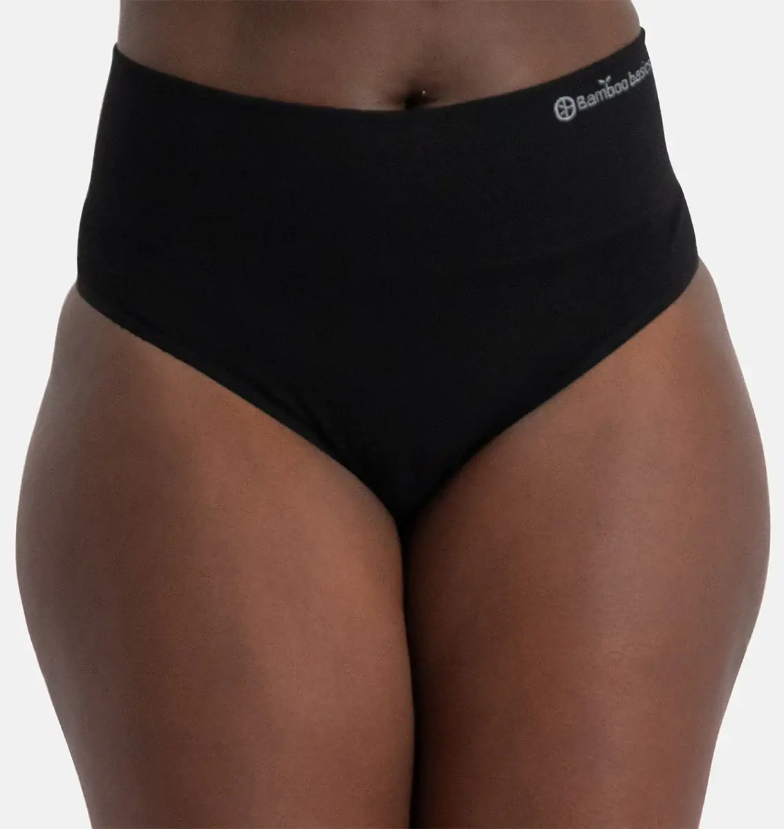 Bamboo Basics 3-pak hoge taille strings dames - Naadloze bamboe strings - Seamless high waist string