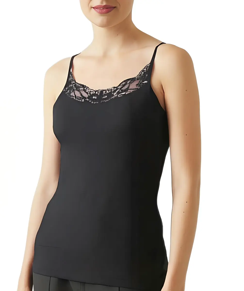 Ten Cate corrigerend kanten hemd - Basics shape spaghetti top - Shapewear kanten onderhemd Ten Cate corrigerend kanten hemd - Basics shape spaghetti top - Shapewear kanten onderhemd