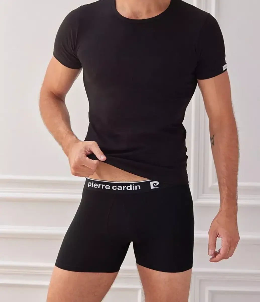 Pierre Cardin 2-Pack Heren Boxershorts - Zwarte heren onderbroeken - Elastische band Pierre Cardin 2-Pack Heren Boxershorts - Zwarte heren onderbroeken - Elastische band