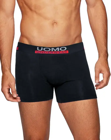 Uomo 10-Pack Heren Boxershort microfiber naadloos - Uni Black - Zwarte multipack heren onderbroeken - Voordeelverpakking goedkope boxershorts - herenondergoed Uomo 10-Pack Heren Boxershort microfiber naadloos - Uni Black - Zwarte multipack heren onderbroeken - Voordeelverpakking goedkope boxershorts - herenondergoed