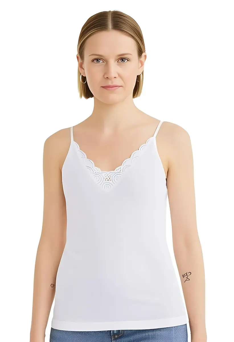 Beeren dames hemdje spaghetti bandjes - Beatrix - Onderhemd - Singlet - 100% katoen