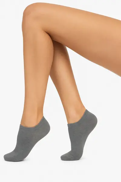 FALKE 2-paar Happy dames sneakersokken - Katoenen enkelsokken FALKE 2-paar Happy dames sneakersokken - Katoenen enkelsokken