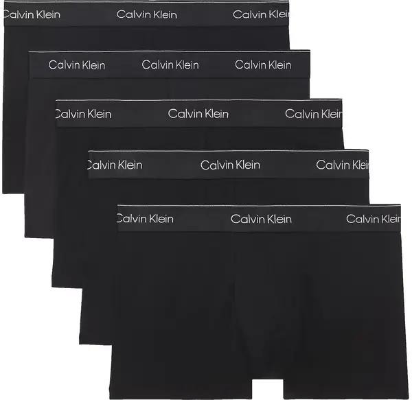 Calvin Klein 5-Pack Trunks - Katoenen multipack Boxershorts heren korte pijpjes - Voordeelverpakking