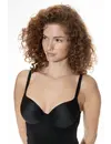 Mey  BH hemdje met beugel - Bra top Joan - Viscose bh en hemd in een zonder vulling - Wit - Zwart - Copy