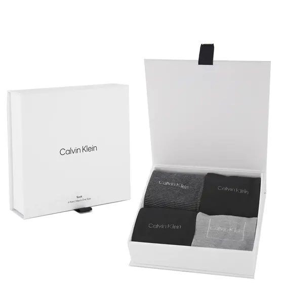 Calvin Klein 4-paar sokken - Heren  - Giftbox
