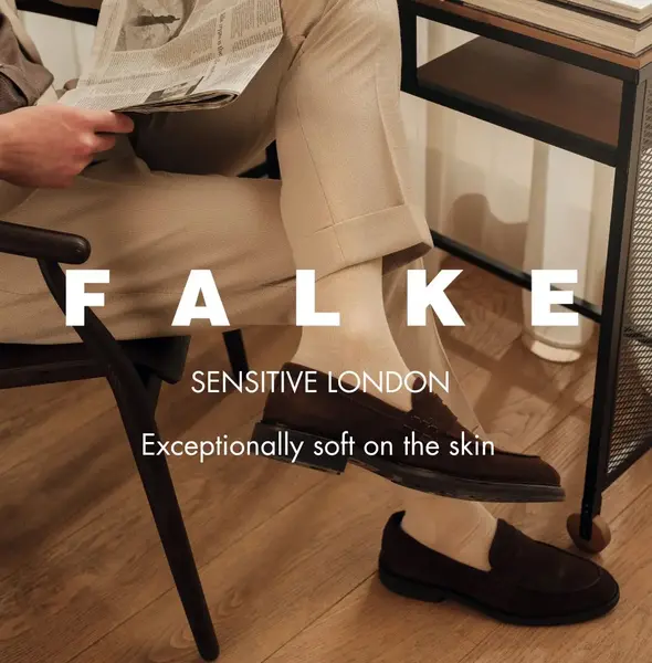 FALKE Sensitive London Heren Sokken - Diabetes sokken - Anti knel katoenen kousen