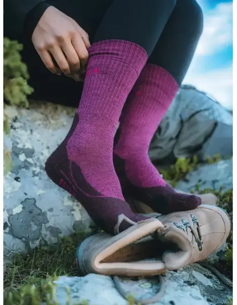 FALKE Dames Wandelsokken TK2 Cool - Wollen warme wandelsokken - Hiking sokken