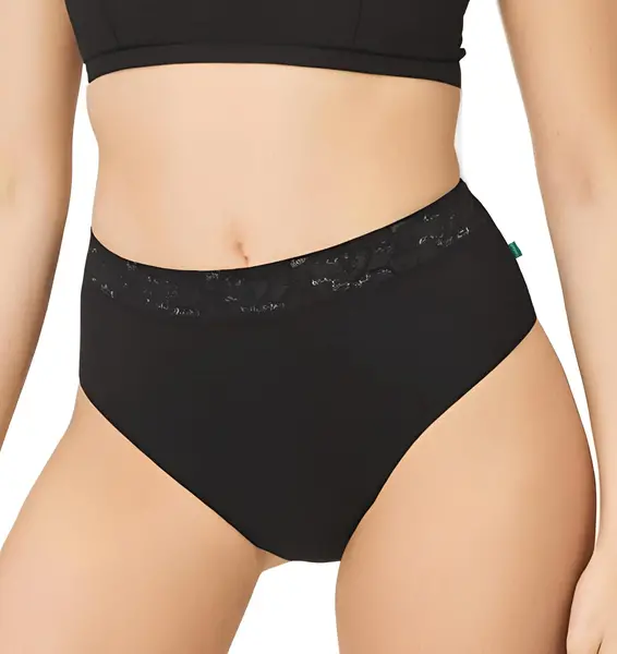 Gaubert 5-pak kanten bamboe taille slips - Bamboe ondergoed - Multipack kanten onderbroeken