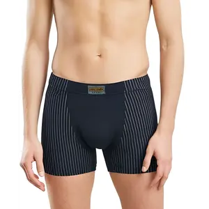 Gentlemen heren Boxershort smal streepje - Elastisch katoenen heren ondergoed - onderbroek - zwart, blau Gentlemen heren Boxershort smal streepje - Elastisch katoenen heren ondergoed - onderbroek - zwart, blau