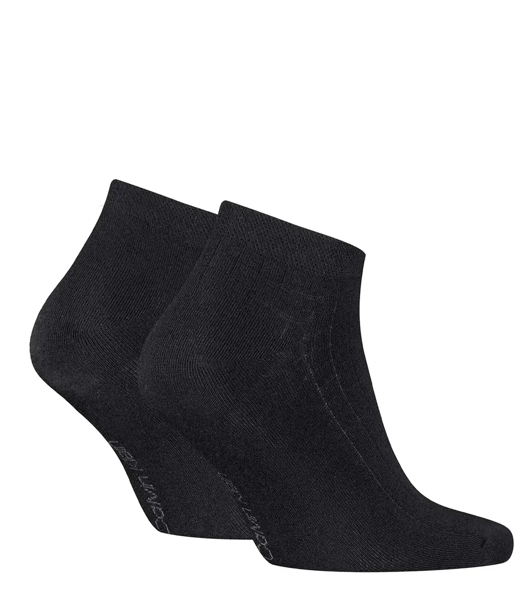 Calvin Klein 2-paar sneakersokken heren - Squares